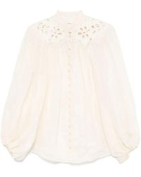 Zimmermann - エンブロイダリー シャツ - Lyst
