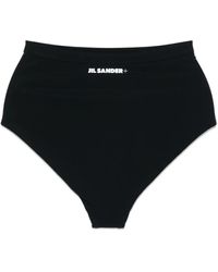 Jil Sander - Logo-Print Bikini Bottoms - Lyst