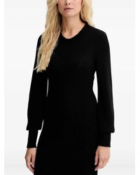 Twinset - Long-Sleeved Ribbed Dress - Lyst