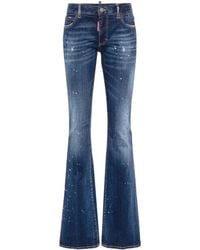 DSquared² - Twiggy ミッドライズ フレアジーンズ - Lyst