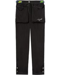 PUCCI - Large Patch-Pocket Straight-Leg Trousers - Lyst