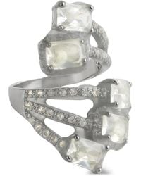 Maison Margiela - Glass-Embellishment Ring - Lyst