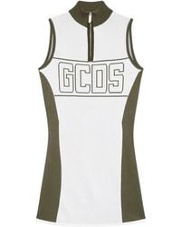Gcds - Vestido corto con logo estampado - Lyst