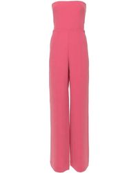 Alex Perry - Strapless Wide-Leg Jumpsuit - Lyst
