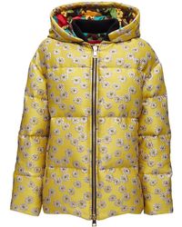 La DoubleJ - Precious Floral-embroidery Hooded Puffer Jacket - Lyst