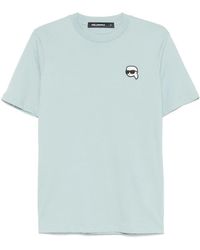 KARL LAGERFELD - Karl Ikon-Patch T-Shirt - Lyst
