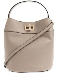 Furla - M Amelia Leather Twist-Lock Tote Bag - Lyst