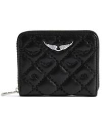 Zadig & Voltaire - Quilted Zip-Around Wallet - Lyst