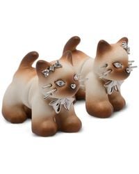 YVMIN - Boucles D'Oreilles Split Kitten Serties De Cristaux - Lyst
