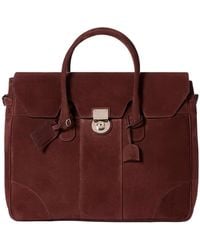 Brunello Cucinelli - Boston Tasche Aus Wildleder - Lyst