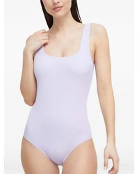 Casall - Scoop-Neck Open-Back Swimsuit - Lyst