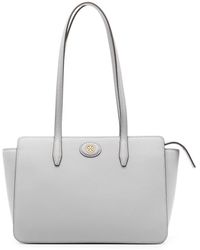 Tory Burch - Small Robinson Leather Tote Bag - Lyst