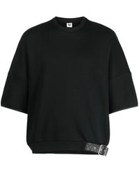Random Identities - Buckle-Detailed Cotton T-Shirt - Lyst