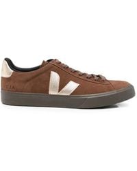 Veja - Baskets En Daim À Patch Logo - Lyst