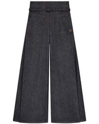 Courreges - Palazzohose Mit Gürtel - Lyst