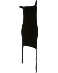 JW Anderson - Fine-knit Asymmetric Mini Dress - Lyst