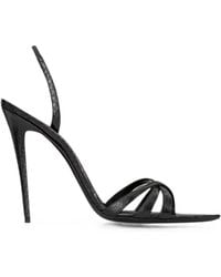 Saint Laurent - Kate Slingback Heeled Sandals - Lyst