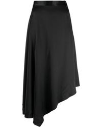 JNBY - High-waisted Asymmetric Midi Skirt - Lyst