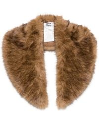 Betta Corradi - Faux-Fur Scarf - Lyst