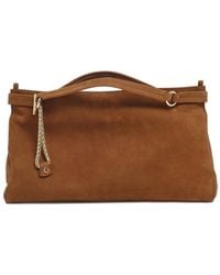 Orciani - Medium Virgo Nabucco Suede Chain-Link Tote Bag - Lyst