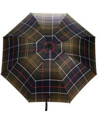 Barbour - Paraplu Met Tartan Ruit - Lyst