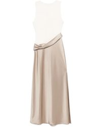 Nanushka - Draped-Detail Maxi Dress - Lyst