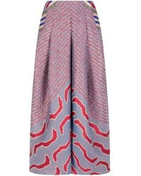 Giorgio Armani - Patterned-Jacquard Skirt - Lyst