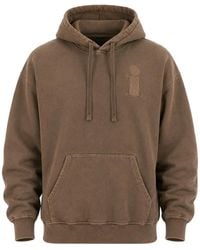 Iuter - Logo-Embroidered Acid-Wash Hoodie - Lyst
