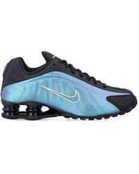Nike - Shox R4 Perforated-Detail Sneakers - Lyst
