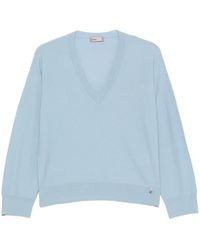Herno - Sequin-Embellished V-Neck Sweater - Lyst