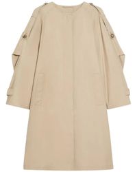 Max Mara - Trench À Design Sans Col - Lyst