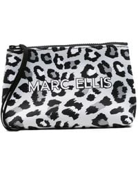Marc Ellis - Buby Leopard-Print Clutch Bag - Lyst