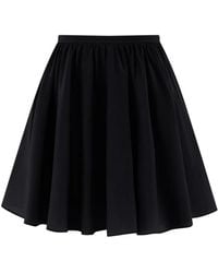 12 STOREEZ - Orchard Gathered Mini Skirt - Lyst