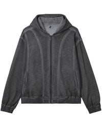 Izzue - Faded Zip-Up Hoodie - Lyst
