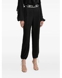 Liu Jo - Drawstring-Ankle Trousers - Lyst