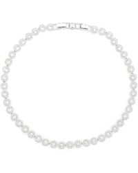 Swarovski - Una Angelic Tennis Necklace - Lyst