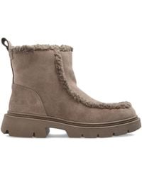 Inuikii - Shearling-Trim Ankle Boots - Lyst