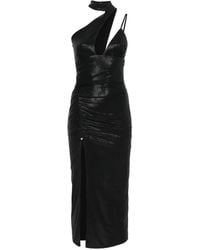 Nissa - Robe Mi-Longue À Découpes - Lyst