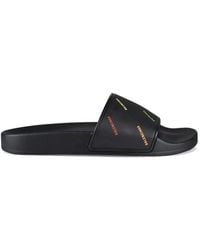 Balenciaga - Logo-Print Flip-Flops - Lyst