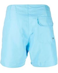 Palm Angels - Embroidered-Logo Swim Shorts - Lyst