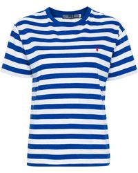 Polo Ralph Lauren - Gestreept T-shirt - Lyst