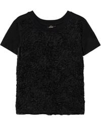 Twinset - Camiseta con bordado floral - Lyst