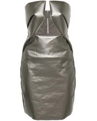 Rick Owens - Vestido corto Prong palabra de honor - Lyst