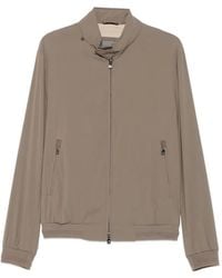 Corneliani - Veste Bomber Zippée À Col Montant - Lyst