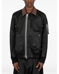 Sacai - Cotton Chino Blouson Jacket - Lyst