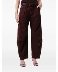 Citizens of Humanity - Flight Pleated Barrel-Leg Cargo Pants - Lyst