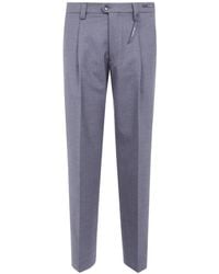 Michael Coal - Pleated Straight-Leg Trousers - Lyst