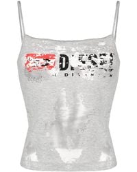DIESEL - "t-hoper Devo" Cotton Top - Lyst