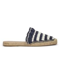 Red(V) - Striped Ruffled Espadrilles - Lyst