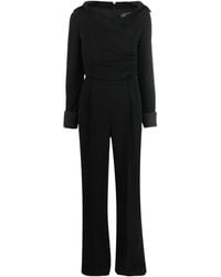 Max Mara - Tailored Draped-Detail Jumpsuit - Lyst